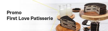 Free upsize whole cake First Love Patisserie
